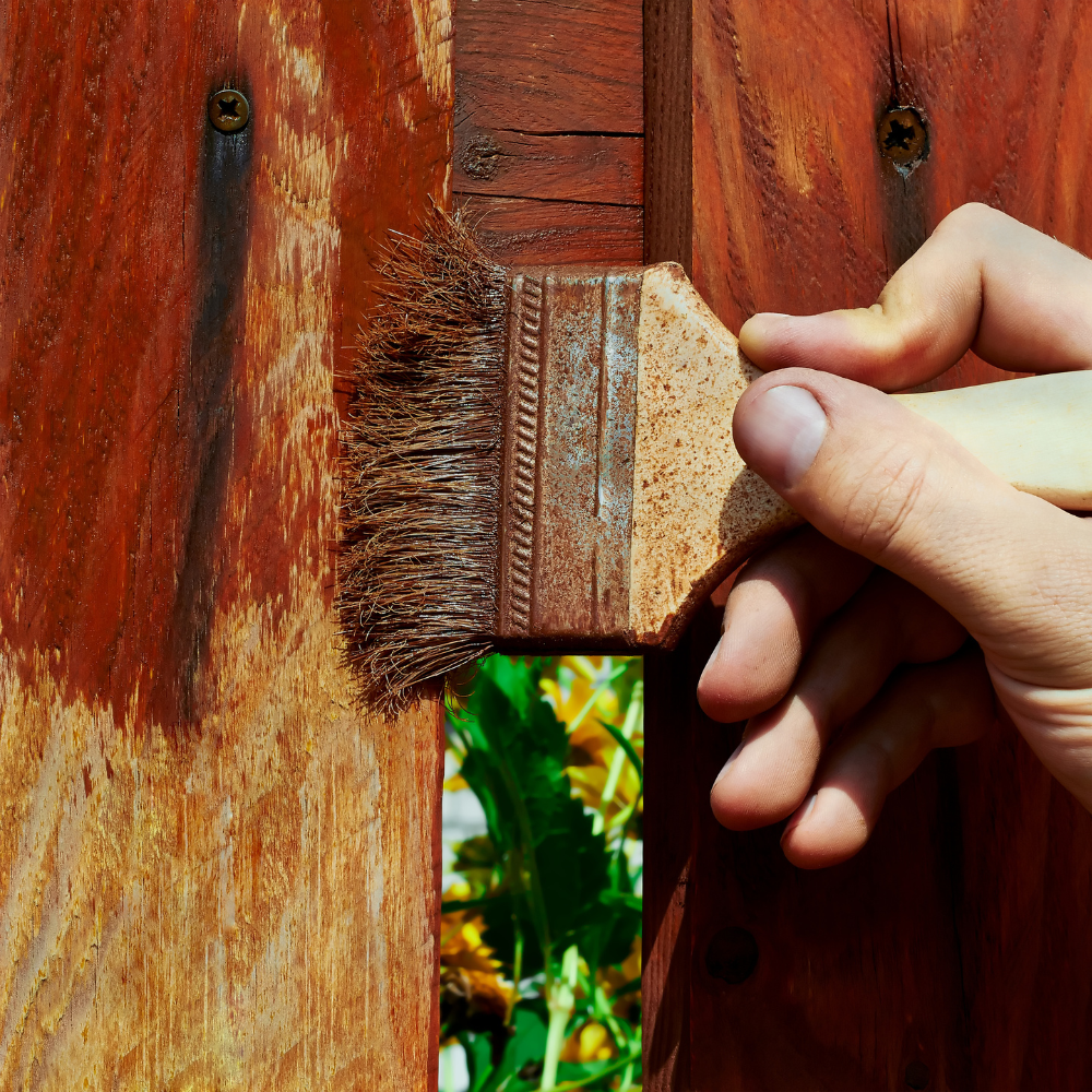 Farm Fence Painting