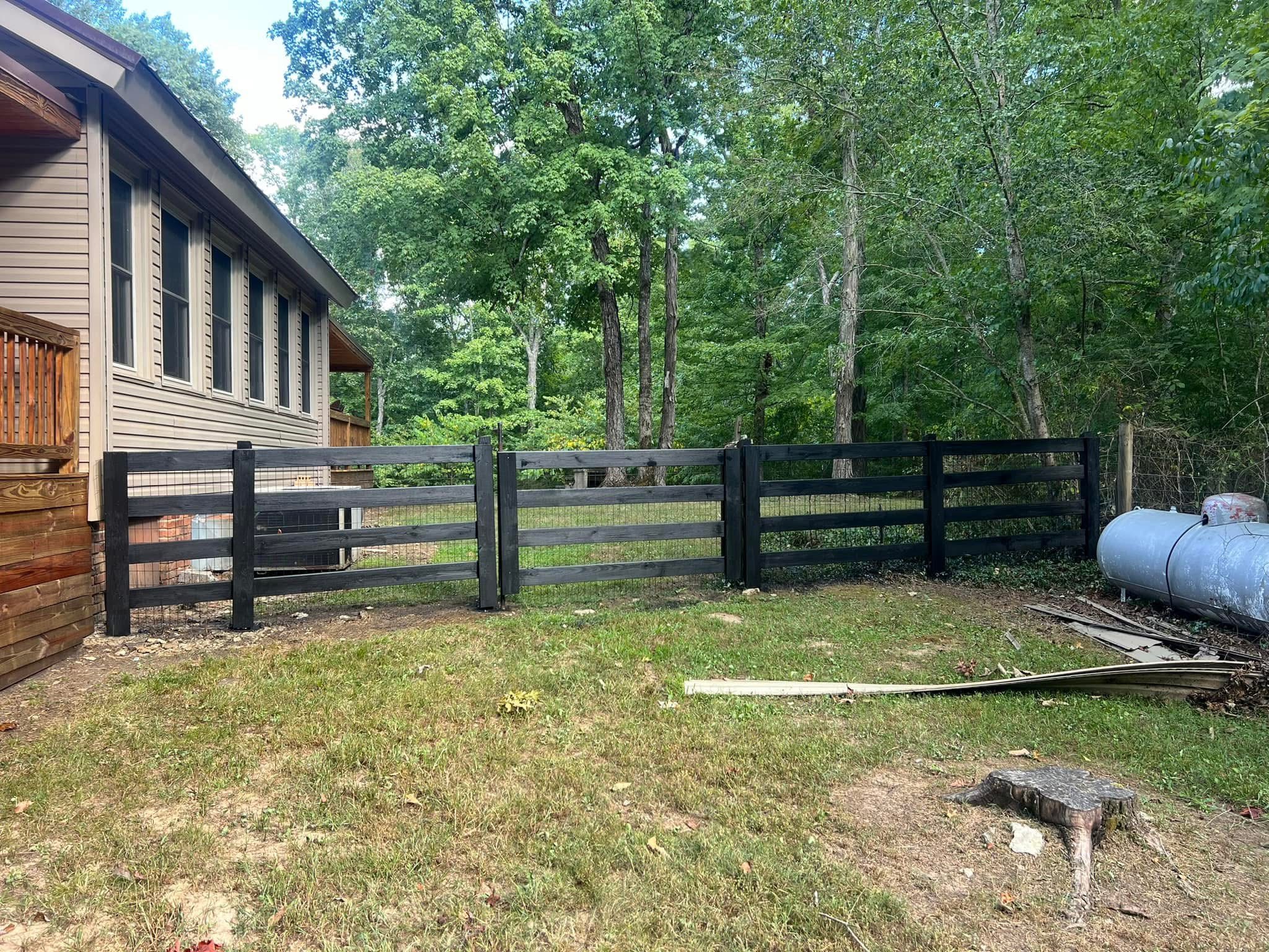 Farm Fence Painting