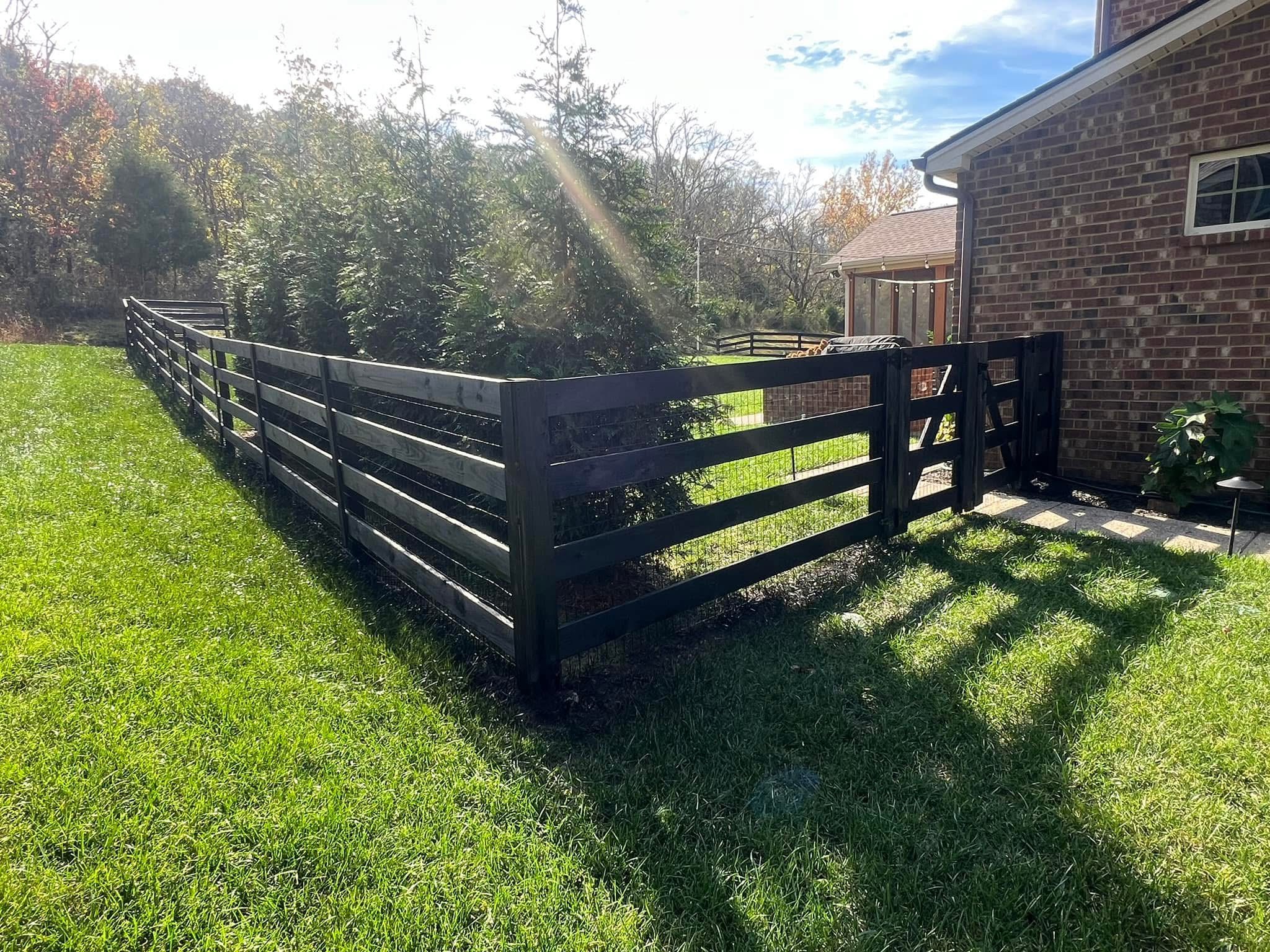 Farm Fence Painting