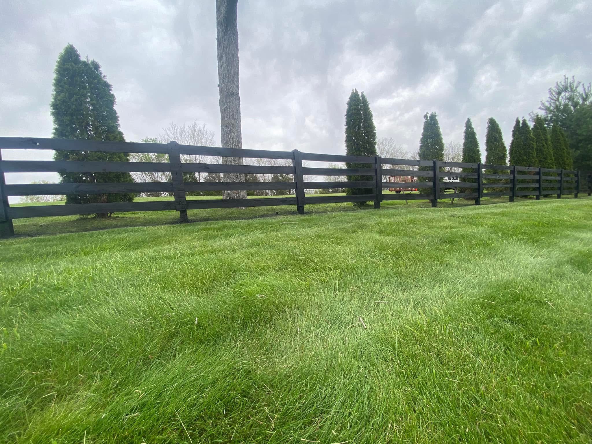 Farm Fence Painting
