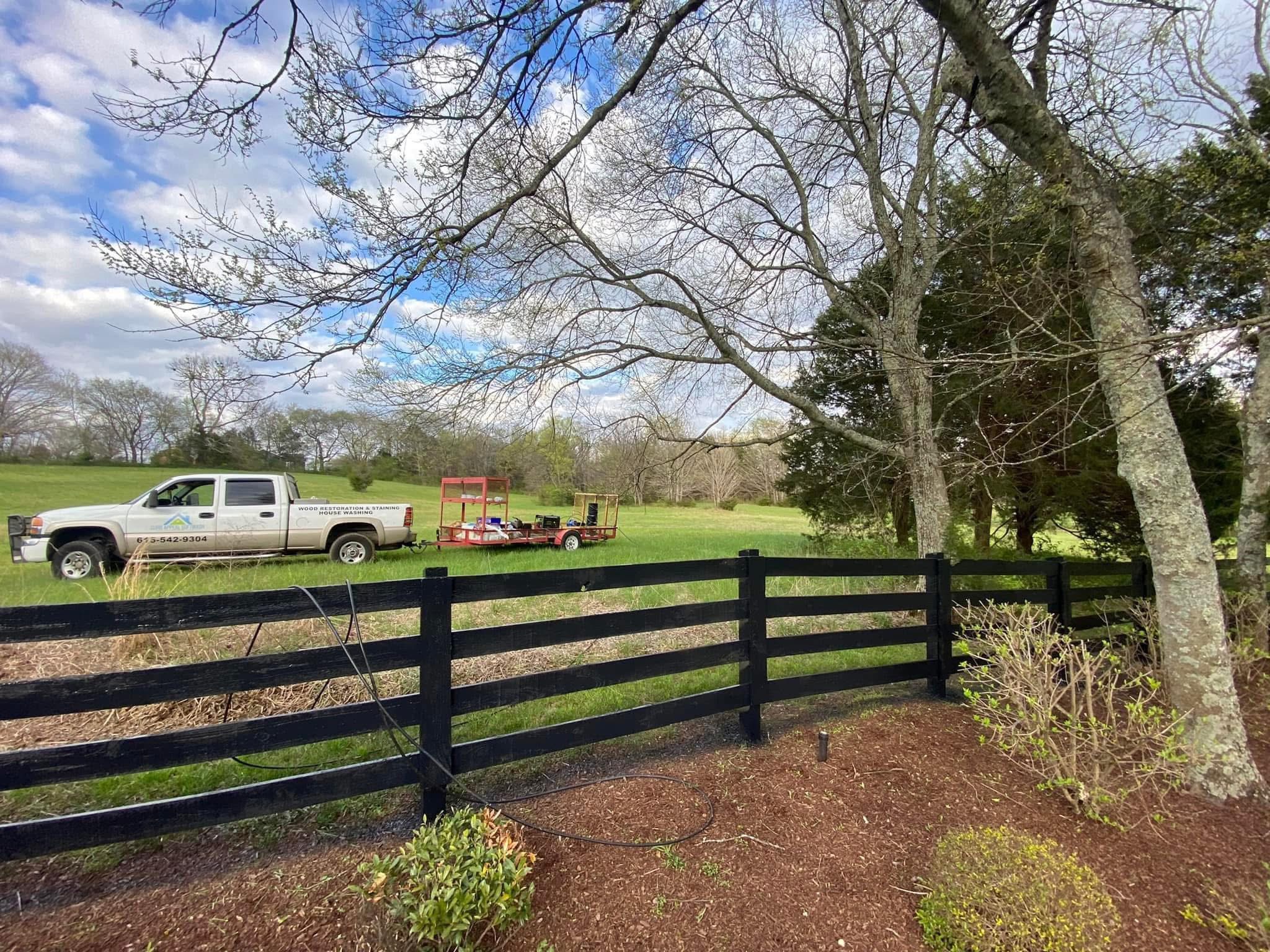 Farm Fence Painting