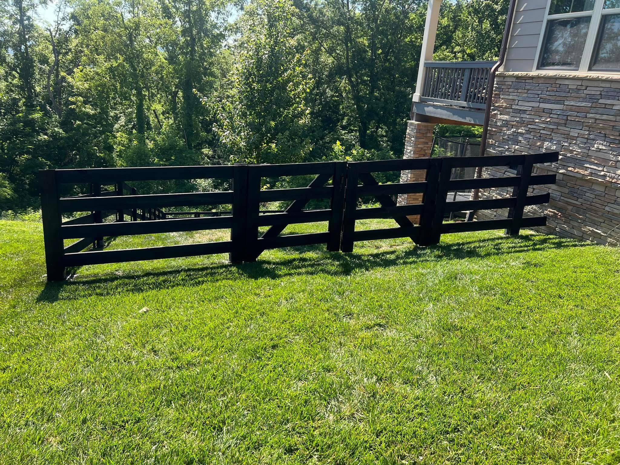 Farm Fence Painting