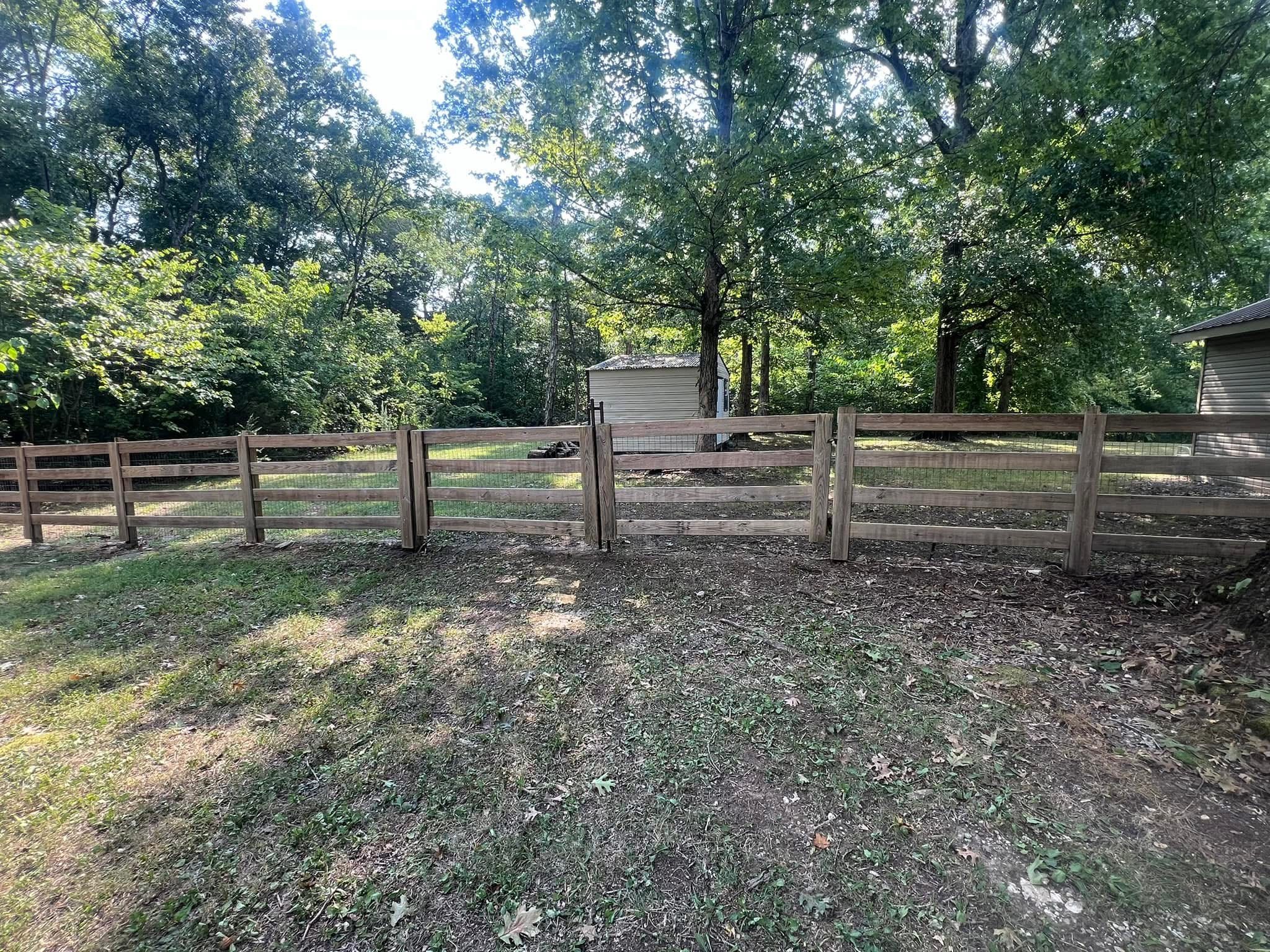 Farm Fence Painting