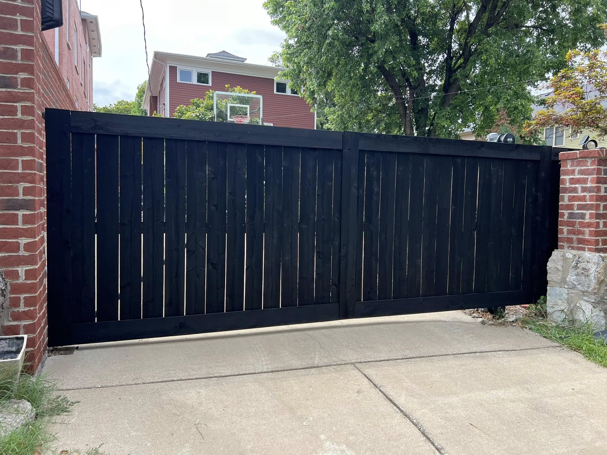 Fence Staining