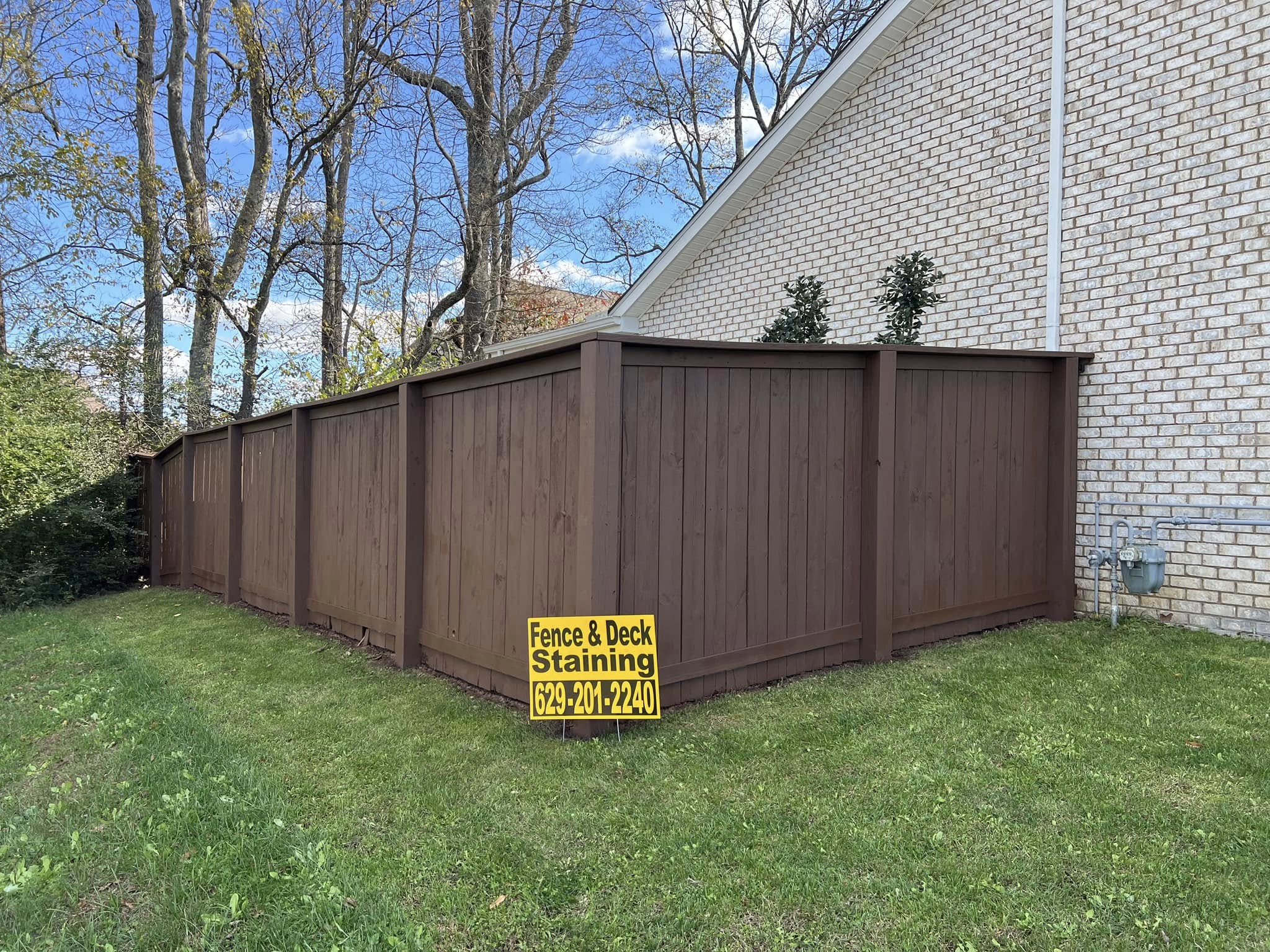 Fence Staining
