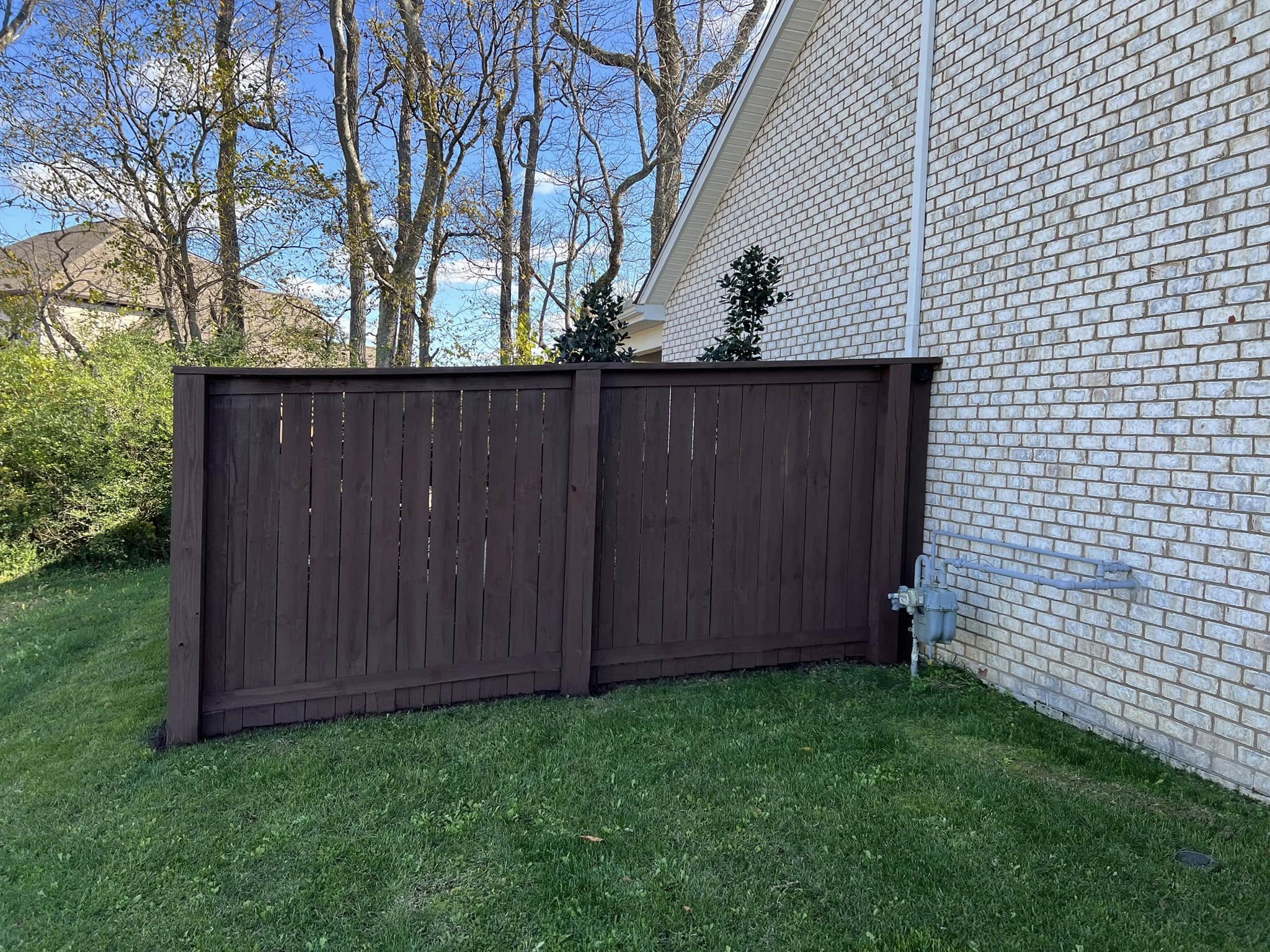Fence Staining