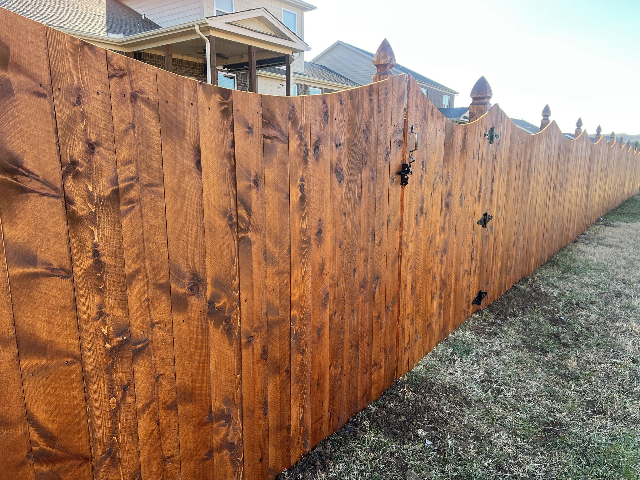 Fence Staining